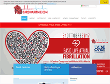 Tablet Screenshot of cardioaritmie.com